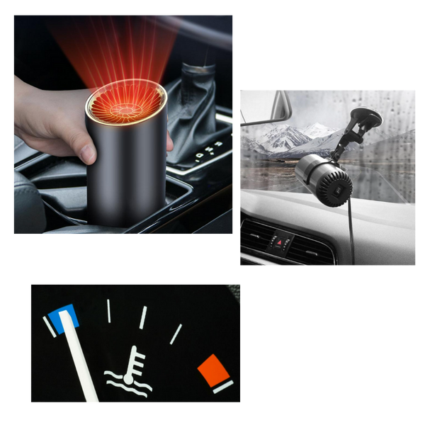 Cup Shaped Car Warm Air Blower With Dual Speed Heating And Defrost