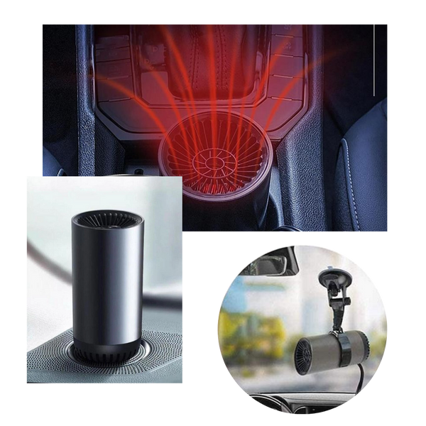 Cup Shaped Car Warm Air Blower With Dual Speed Heating And Defrost
