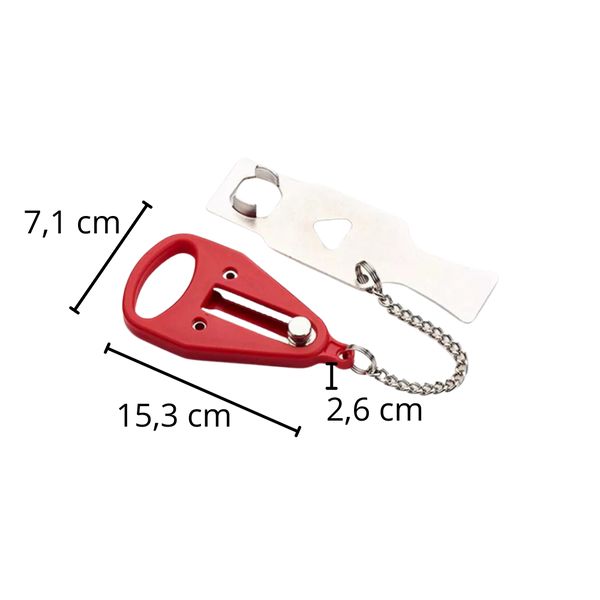 Portable Door Lock for Travel and Home Privacy and Security