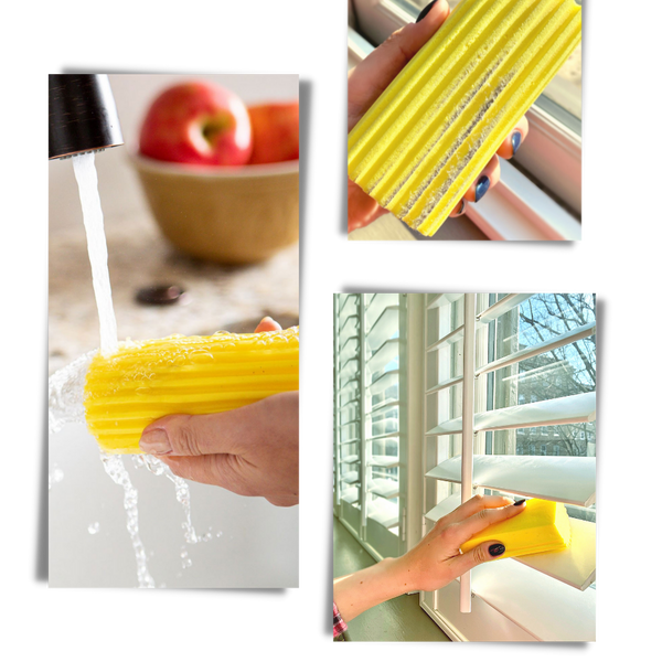 All Purpose Absorbent Sponge For Quick Gentle Cleaning Across Surfaces