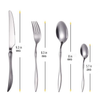 Design Curve Silver Steel Flatware Set