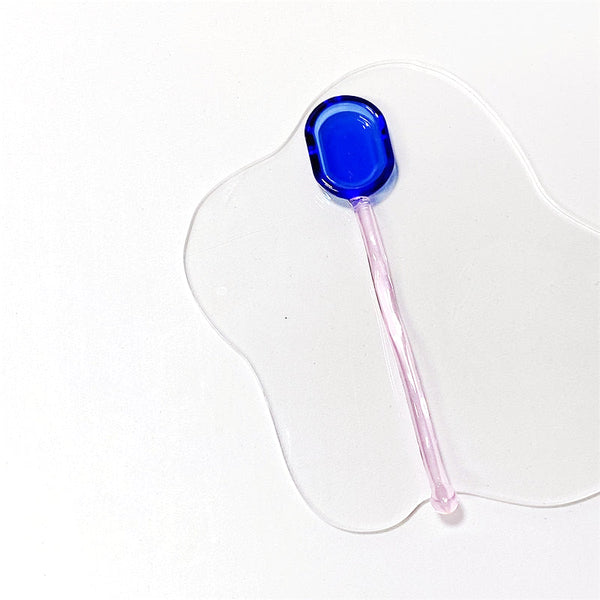 Diamond Cut Glass Stirrer