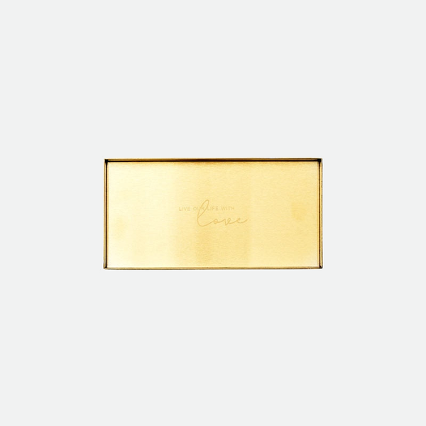 Dorado Embossed Golden Trays