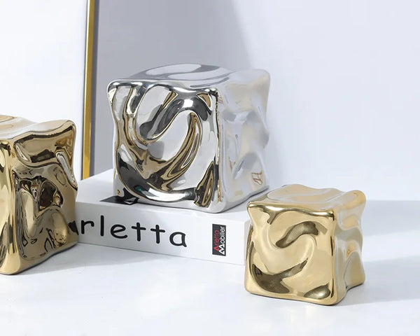 Draped Cube Ornament