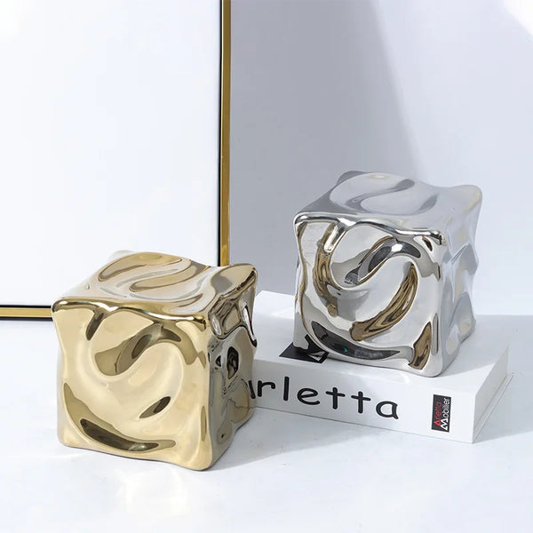 Draped Cube Ornament