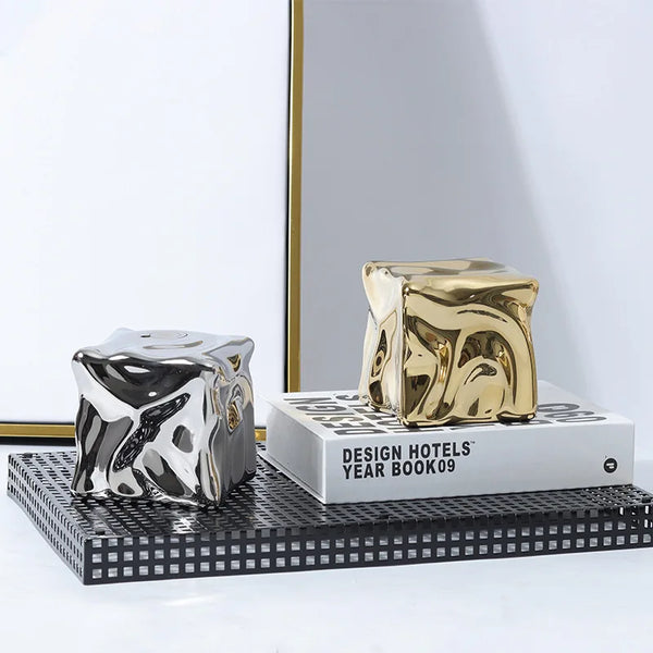 Draped Cube Ornament