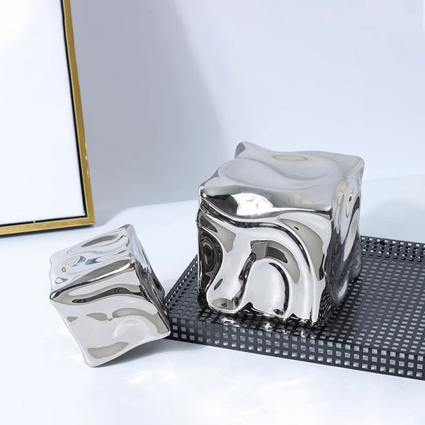 Draped Cube Ornament