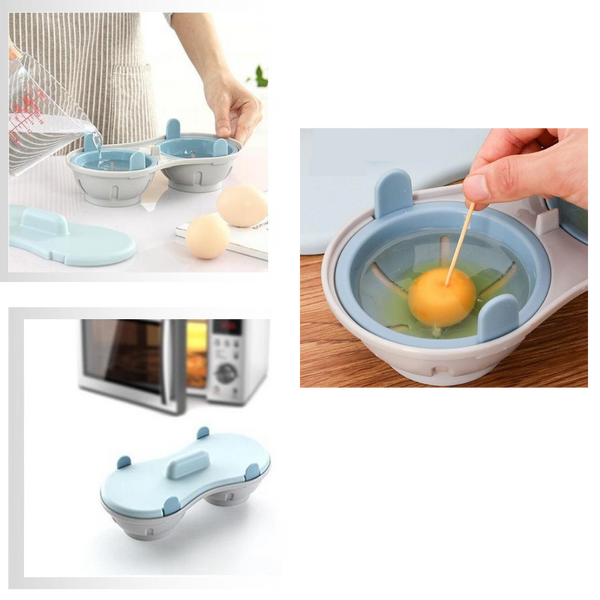 Efficient Microwave Egg Steamer Box For Quick Breakfast Prep