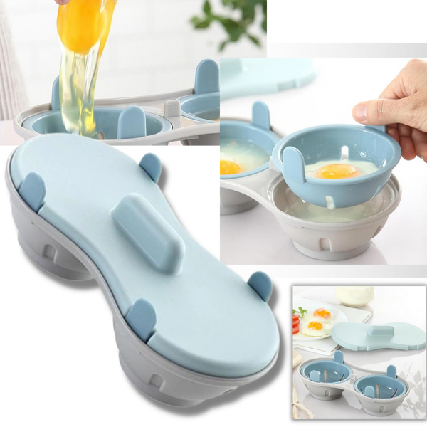 Efficient Microwave Egg Steamer Box For Quick Breakfast Prep