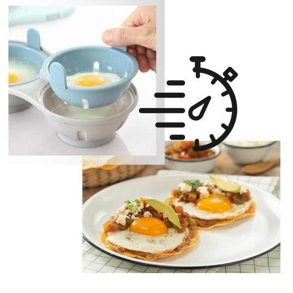 Efficient Microwave Egg Steamer Box For Quick Breakfast Prep