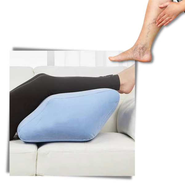 Leg Elevation Pillow For Improved Circulation And Back Relief
