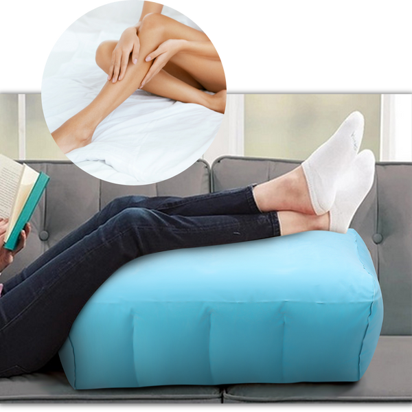 Leg Elevation Pillow For Improved Circulation And Back Relief