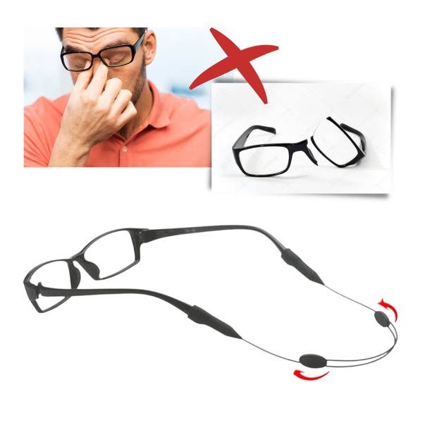 Premium Adjustable Glasses Neck Strap For Secure Hands Free Comfort