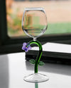Enchanted Garden Wine Glass