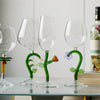 Enchanted Garden Wine Glass