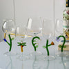 Enchanted Garden Wine Glass