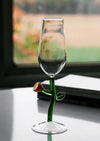 Enchanted Garden Wine Glass
