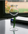Enchanted Garden Wine Glass