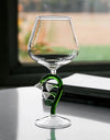 Enchanted Garden Wine Glass