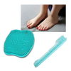 Three In One Shower Foot Massager Mat With Scrubber And Cleaner For Spa Feet
