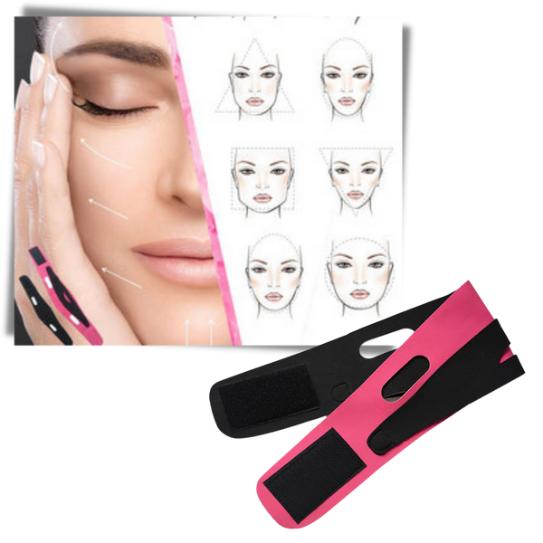Elastic Face Lift Strap for Defined Jawline and Youthful Contour