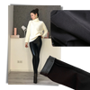 Contoured High-Waist Faux Leather Trousers For Slimming Silhouette