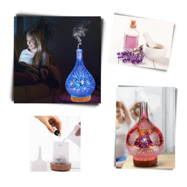 Vase Style Essential Oil Diffuser For Aromatherapy And Air Purification