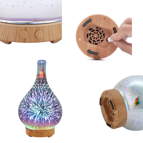 Vase Style Essential Oil Diffuser For Aromatherapy And Air Purification