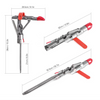 Spring-Loaded Fishing Rod Holder With Automatic Bite Alert
