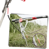 Spring-Loaded Fishing Rod Holder With Automatic Bite Alert