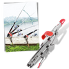 Spring-Loaded Fishing Rod Holder With Automatic Bite Alert