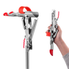 Spring-Loaded Fishing Rod Holder With Automatic Bite Alert