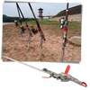 Spring-Loaded Fishing Rod Holder With Automatic Bite Alert