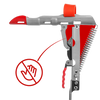 Spring-Loaded Fishing Rod Holder With Automatic Bite Alert