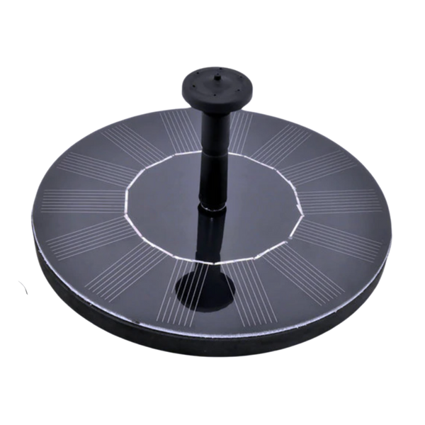 Sun Powered Floating Water Fountain With Interchangeable Nozzles Attract Birds