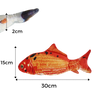 Rechargeable Flopping Fish Cat Toy With Built In Catnip For Active Play