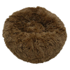 Premium Donut Shaped Plush Pet Bed With Soft Cushion Lumbar Support