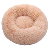 Premium Donut Shaped Plush Pet Bed With Soft Cushion Lumbar Support