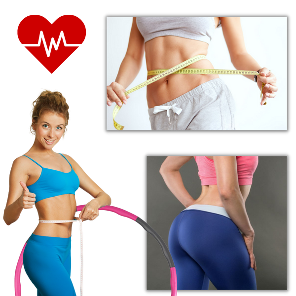 Padded Adjustable Fitness Hula Hoop for Calorie Burn