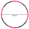 Padded Adjustable Fitness Hula Hoop for Calorie Burn