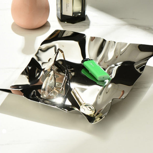 Foil Wrap Whimsical Stainless Steel Tray