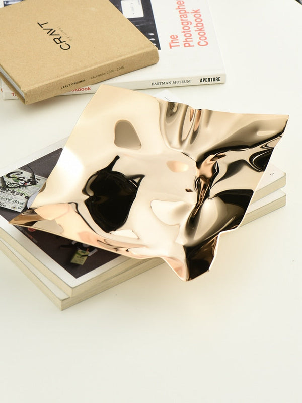 Foil Wrap Whimsical Stainless Steel Tray