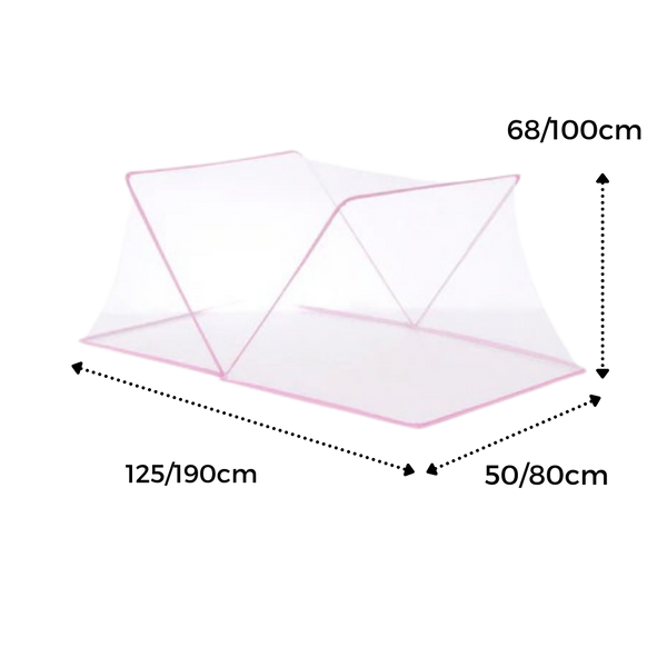 Breathable Foldable Bed Mosquito Net for Easy Setup at Home