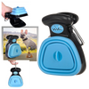 One Handed Foldable Poop Scoop With Bag Dispenser For Easy Cleanup