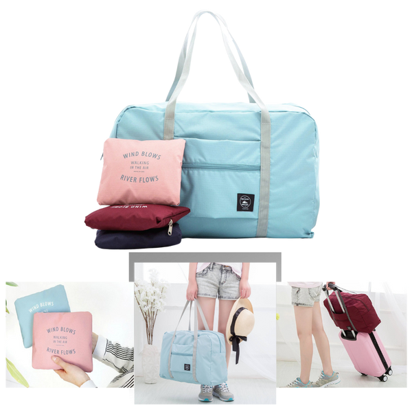 Waterproof Foldable Travel Bag With Large Capacity And Pockets