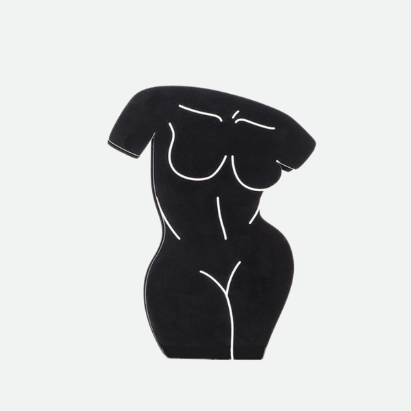 Foxy Contrast Acrylic Vase & Desktop Organizer