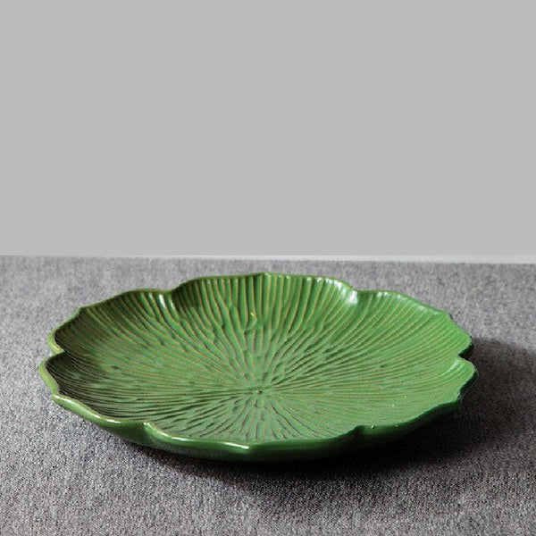 French Leaf Nature Inspired Plates