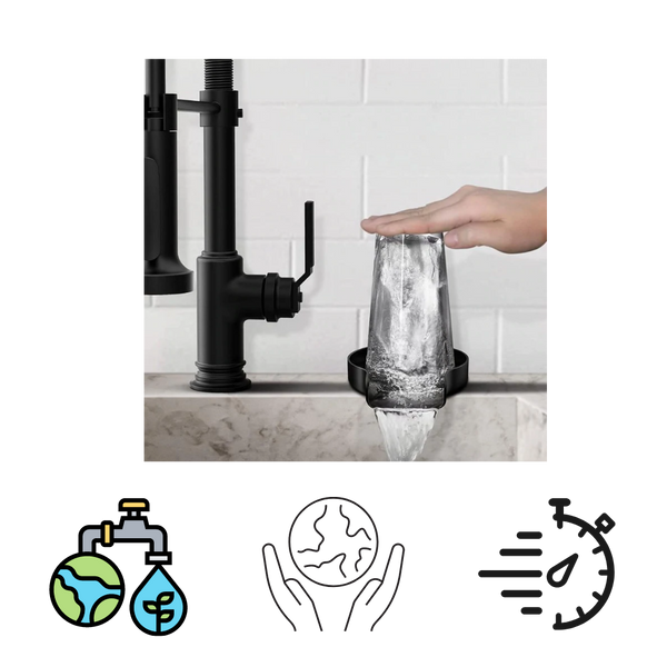 Automatic Glass Washer and Rinser for Fast High Pressure Cleaning