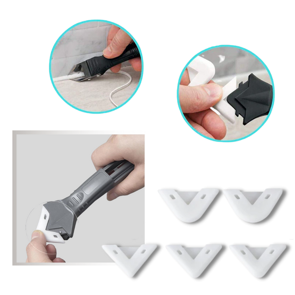 All Purpose Caulking and Scraping Tool for Professional Finishes