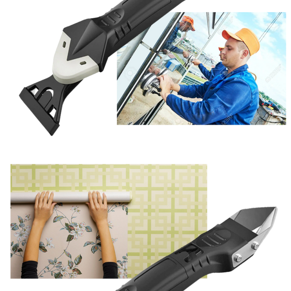 All Purpose Caulking and Scraping Tool for Professional Finishes